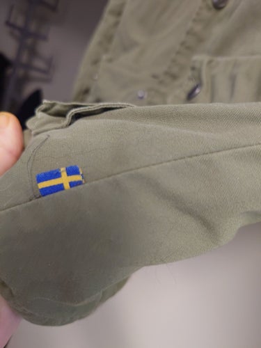 Fjällräven grön jacka, storlek XXS
