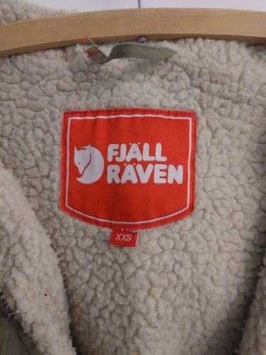 Fjällräven grön jacka, storlek XXS