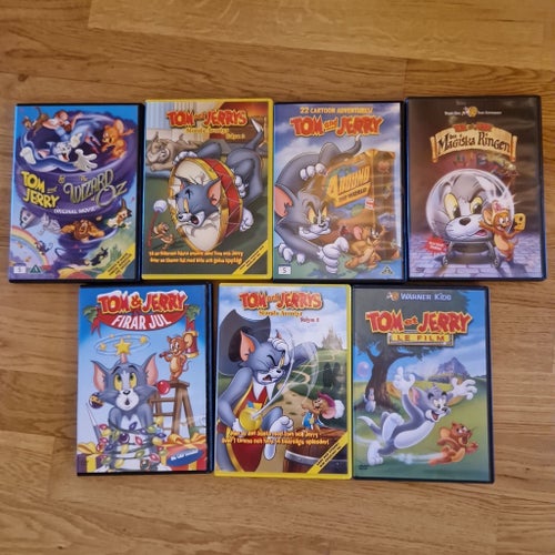 Tom & Jerry DVD-filmer - 7-pack