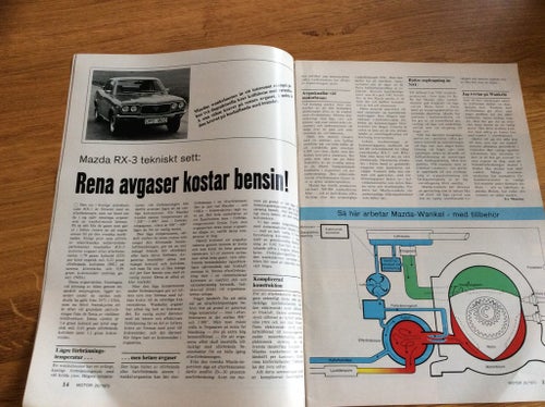 Motor nr 20 1973 Mazda RX 3,BMW 525,Taunus GXL,Ford Taunus,