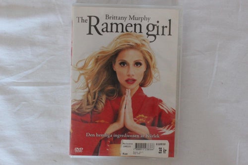 DVD-film: The Ramen girl (Brittany Murphy) (NY, INPLASTAD!)