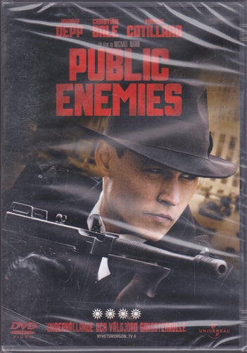 DVD / Public Enemies / Johnny Depp, Marion Cotillard / Ny & Inplastad