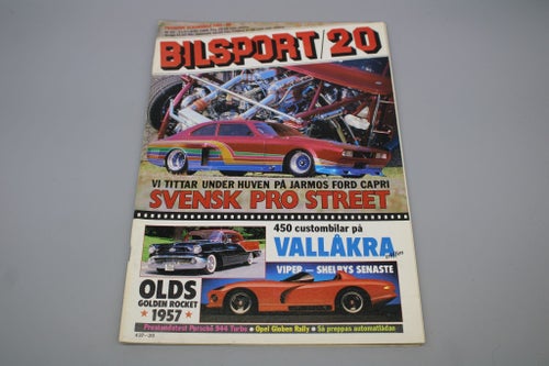 Bilsport Nr 20 1989