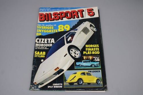 Bilsport Nr 5 1989