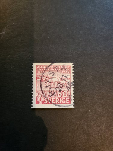 F369 Sv lantbruksmötena stämplad Bjästa 28/11 1946