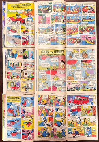 Kalle Anka & C:o, Walt Disney's, 1970-81, 9 st.