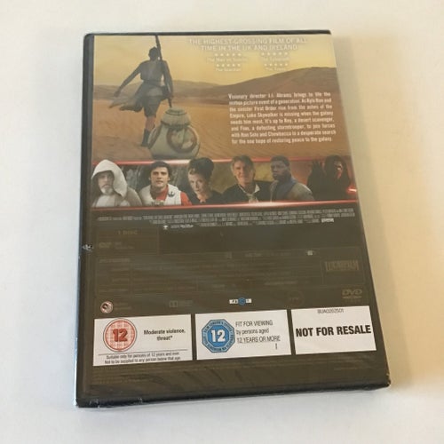 Star Wars: The Force Awakens (DVD) my och inplastad