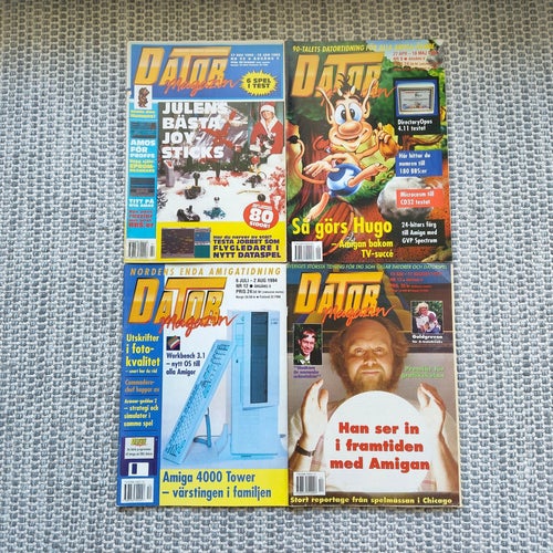 *STORSTÄDNING!* Datormagazin fyra nummer från 1992-95 (DMZ)