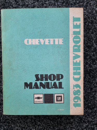 CHEVETTE SHOP MANUAL 1983 CHEVROLET