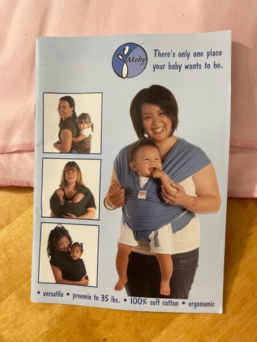 Moby rosa babywrap bärsjal för bebis baby Fint skick