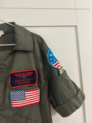 Top Gun kostym, storlek S