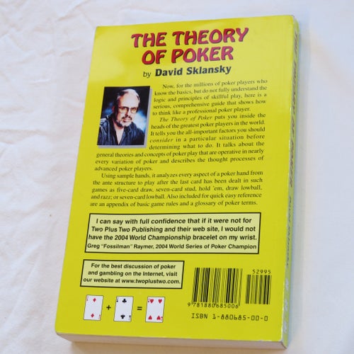 The Theory of Poker av David Sklansky