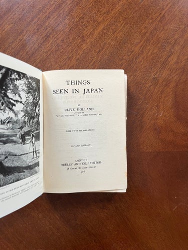[Reselitteratur] Things Seen in Japan (1908) rikt illustrerad klassiker