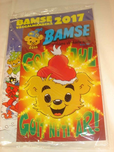 BAMSE 2016 19 20 (svensk) NY DUBBELNR ALMANACKA 2017