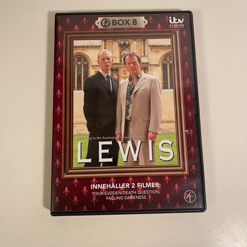 DVD - Lewis box 8. Innehåller 2 filmer, Your Sudden death Question + Falling