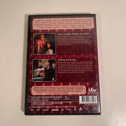DVD - Lewis box 8. Innehåller 2 filmer, Your Sudden death Question + Falling