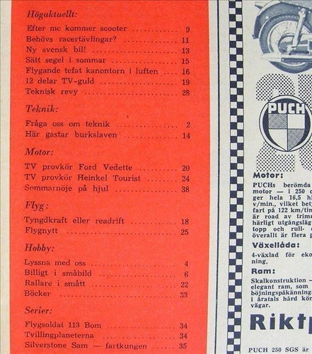 TEKNIKENS VÄRLD 1955/14.Saab 1956.Ford Vedette.Heinkel Tourist.Racertävling.