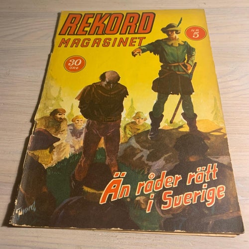 Tidningen Rekord Rekordmagasinet 1944 nr 5 - (baksidan saknas)