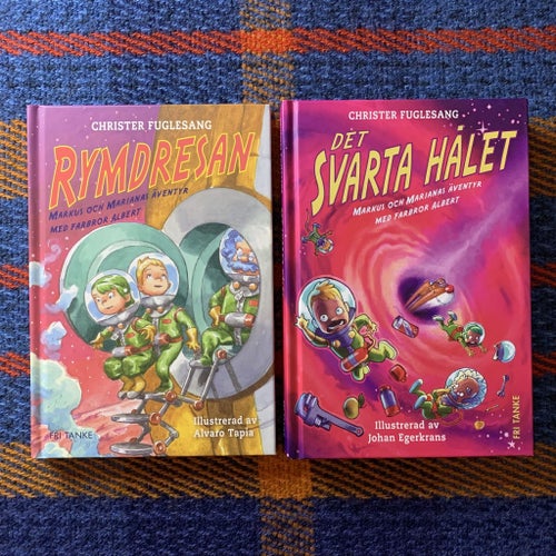2 x Christer Fuglesang | BOK | Rymdresan - Det svarta hålet Alvaro Tapio