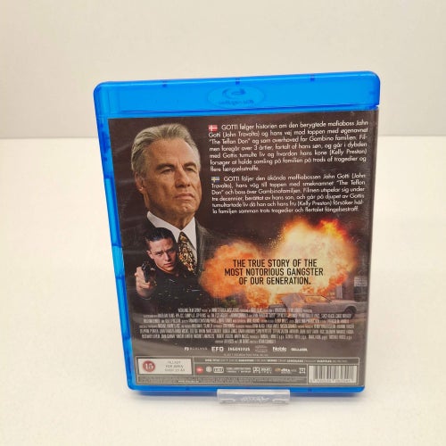 Gotti - John Travolta - Blu-ray film, Svensk text, Fint skick