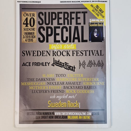 Sweden Rock Magazine 2015 No 2