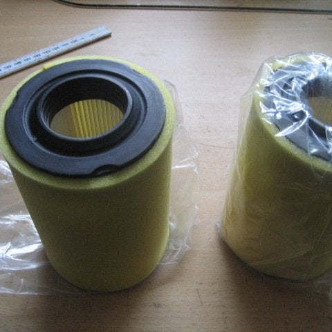 MTD Cub Cadet. luftfilter dia 85mm längd 120mm