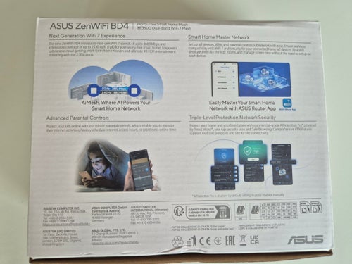 ASUS ZenWiFi BD4 Dual-Band BE3600 WiFi 7 Mesh