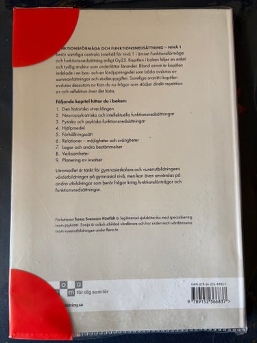 Funktionsförmåga och funktionsnedsättning NIVÅ 1, Sanoma Utbildning GY25