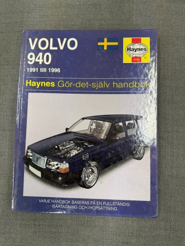 VOLVO 940 1991 till 1996 Haynes Gör-det-själv handbok