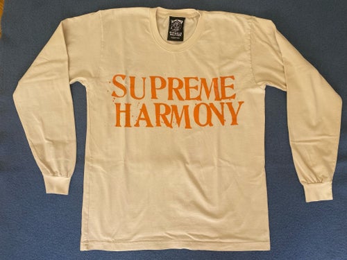 Handtryckt Supreme M longsleeve