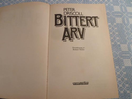 BITTERT ARV, P. DRISCOLL, 1985,  BÖCKER