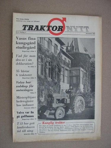 Traktor Nytt utg. av VOLVO 1953 Nr. 6