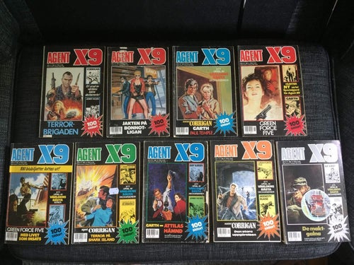AGENT X9 / 1987 / 9st / # 2-3, 5-6, 8-11 & 13