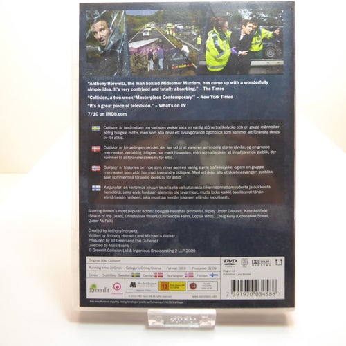 Collision - Komplett Serie - Region 2, DVD-film, Svensk text, Fint skick
