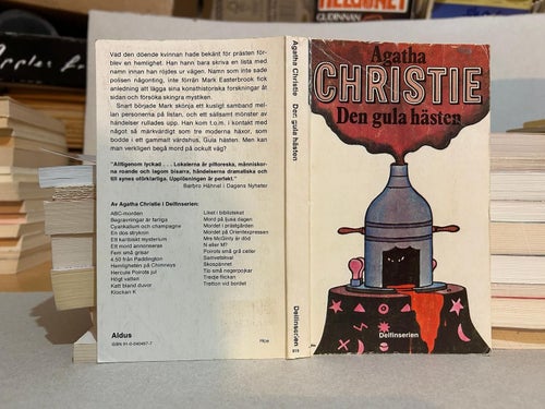 Den gula hästen av Agatha Christie, bok, Very Fine plus