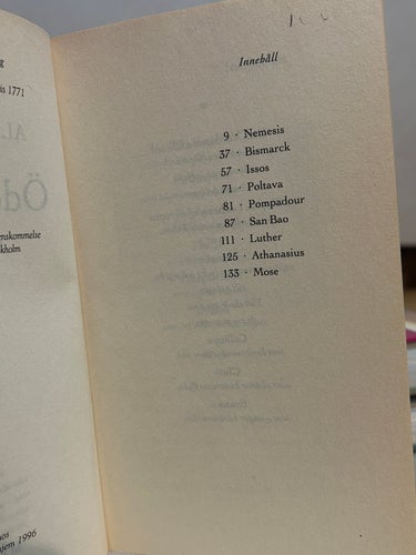Ödets fingrar en historisk tankelek av Alf Henrikson, bok, Very good+