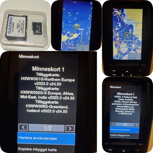 Garmin BlueChart g3 HXWW001G Europe Africa Middle East India v2023