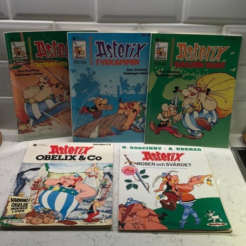 Serietidning från Asterix-serien - 5st