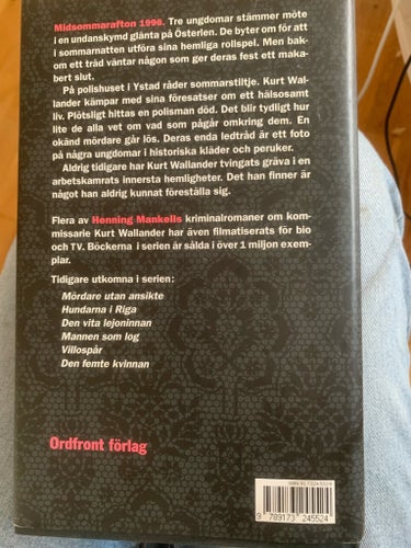 Steget Efter - Henning Mankell - 1997