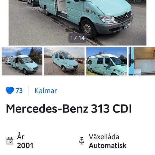 Camper Van - Mercedes-Benz 313 CDI