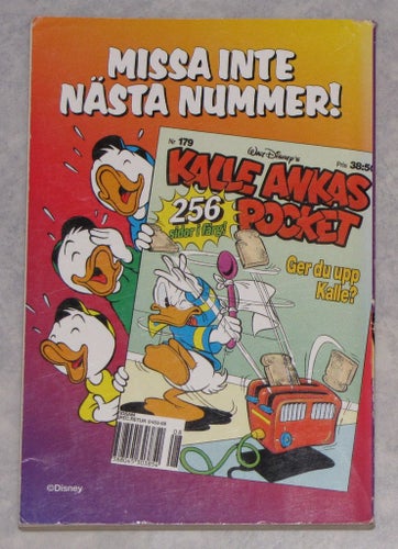 Walt Disney Kalle Anka pocket 178 HUR GICK DET HÄR TILL KALLE serier barn samlar