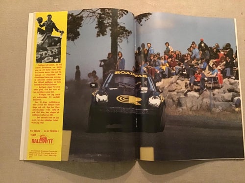 RALLYNYTT NR 5 1978 MINI POSTER PER EKLUND,RALLY, RALLYCROSS,RALLYMUSEET,BMC