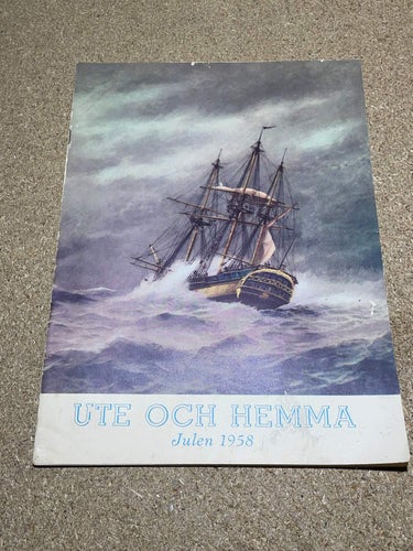 Ute och Hemma , Julen 1958 , Tidning för Svenskt Sjöfolk