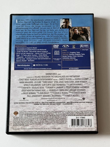 Three kings (George Clooney & Ice Cube, 1999). Beg. DVD