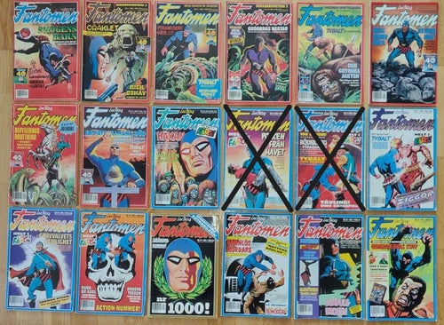 Fantomen / 1990-1991 / 16st / Bra begagnat skick