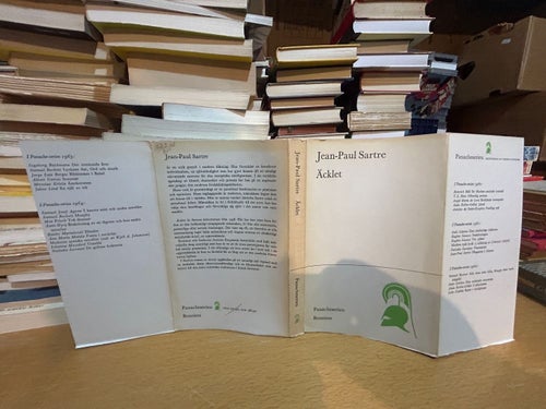 Äcklet av Jean-Paul Sartre, bok, Very Fine plus