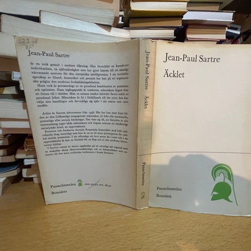 Äcklet av Jean-Paul Sartre, bok, Very Fine plus