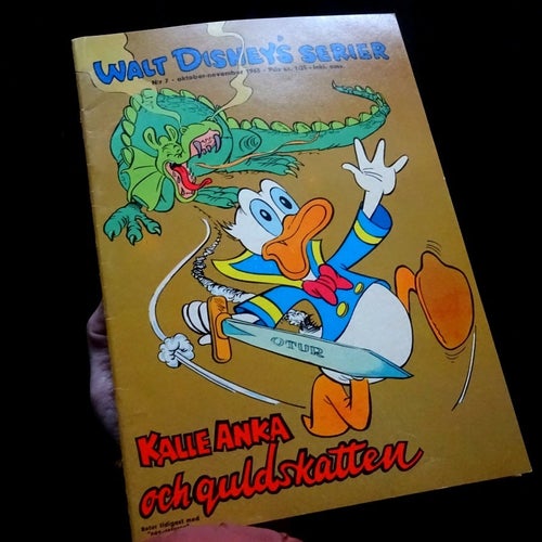 Walt Disney's Serier Nr 7, 1963. Kalle Anka och guldskatten. Nära nyskick!