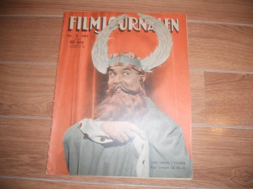 Filmjournalen nr3 1953 Karl Gerhard, Nils Hallberg, Gunnar Wérsen, Märta Torén,