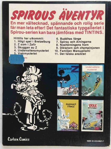Spirou - 11. Det falska ansiktet. FN-VF